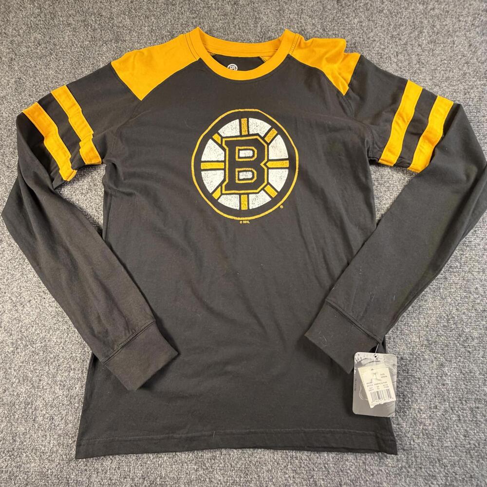 NHL Boston Bruins Long Sleeve‎ T-Shirt Medium #1539